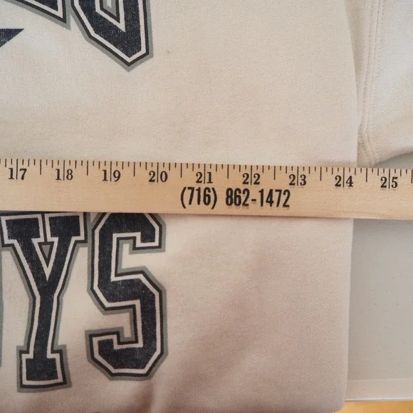 Abercrombie & Fitch NFL Dallas Cowboys Retro Sweatshirt Sz Large Oversized 1995 - Picture 7 of 12